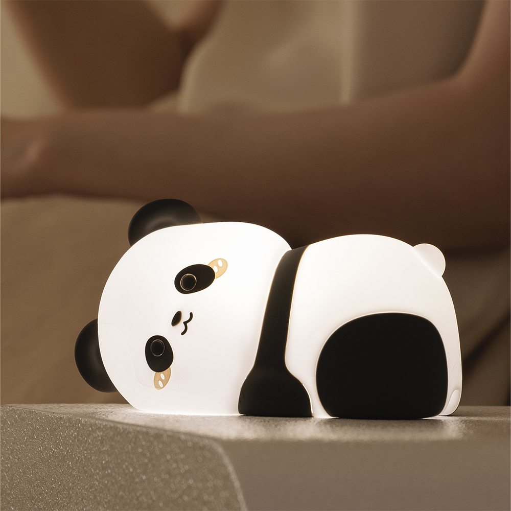Factory Lighting Bed Mini USB Rechargeable LED Cute Cartoon Lamps Cute Lamp Animal Lights Silicone Panda Night Light