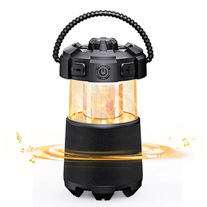 ICARER FAMILY Modern LED Night Light Lamp for Outdoor Camping USB Rechargeable ABS Nightstand Lamp