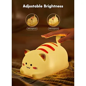Cute Cat Silicone Night Lamp a Perfect Gift for Kids and Cat Lovers