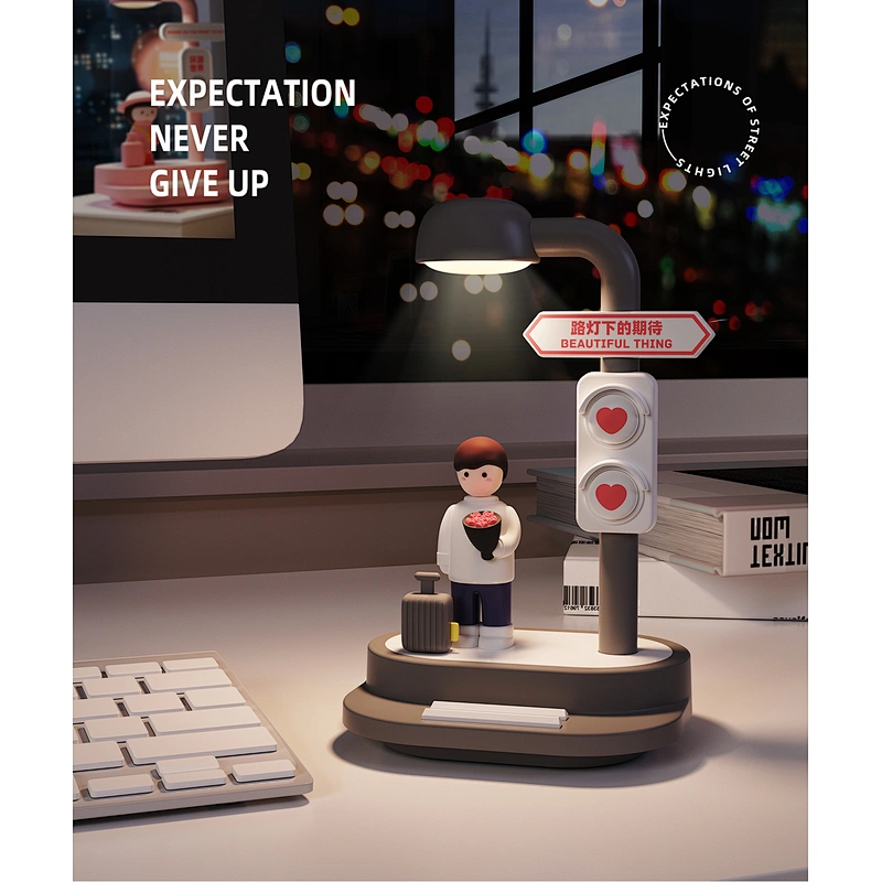 Modern Design 3D Table Lamp for Desk Bed Room Light Led Plug Home Decoration Table Night Light for Kids Children