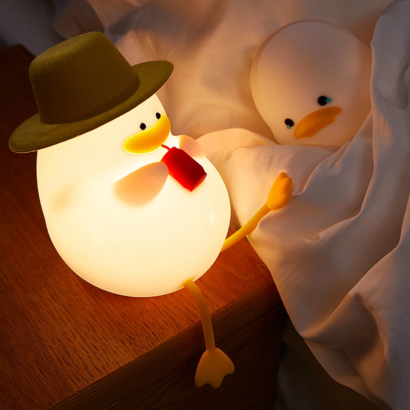 Special Gift Led Kids Silicone Duck Lamp USB Nightlight Livingroom Bedroom Decor Lamp Baby Night Light for Kids Room