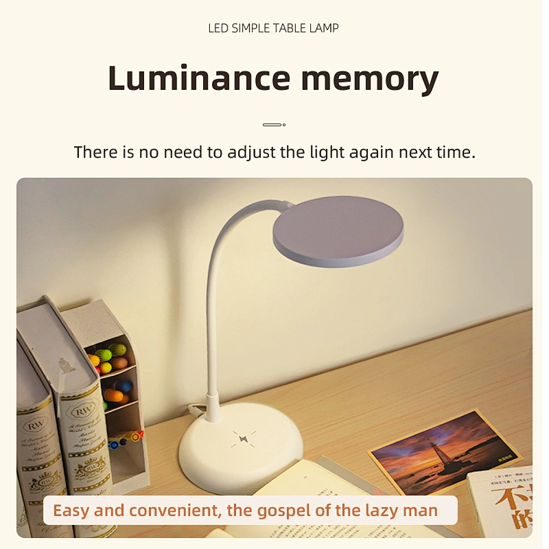 ICARER FAMILY Flexible Table Lamp Eye Protection Study Kids Night Light