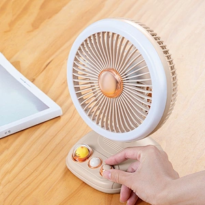 ICARER FAMILY 2024 Quality Fan Table Portable Design for Bedroom Fan Personal DeskTop Table Electric Cooling Fan