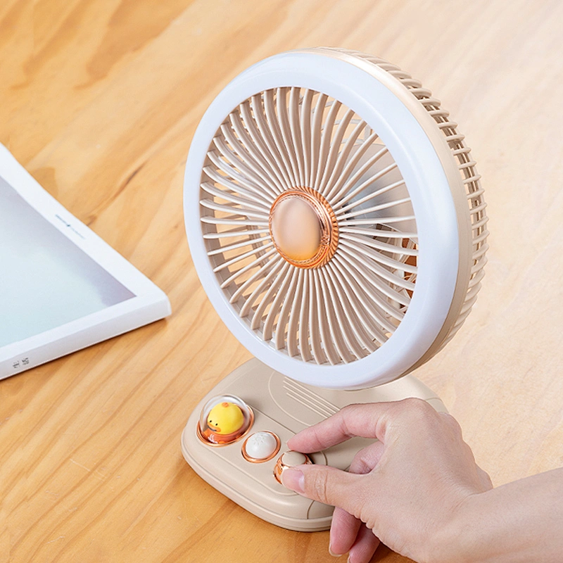 ICARER FAMILY 2024 Quality Fan Table Portable Design for Bedroom Fan Personal DeskTop Table Electric Cooling Fan