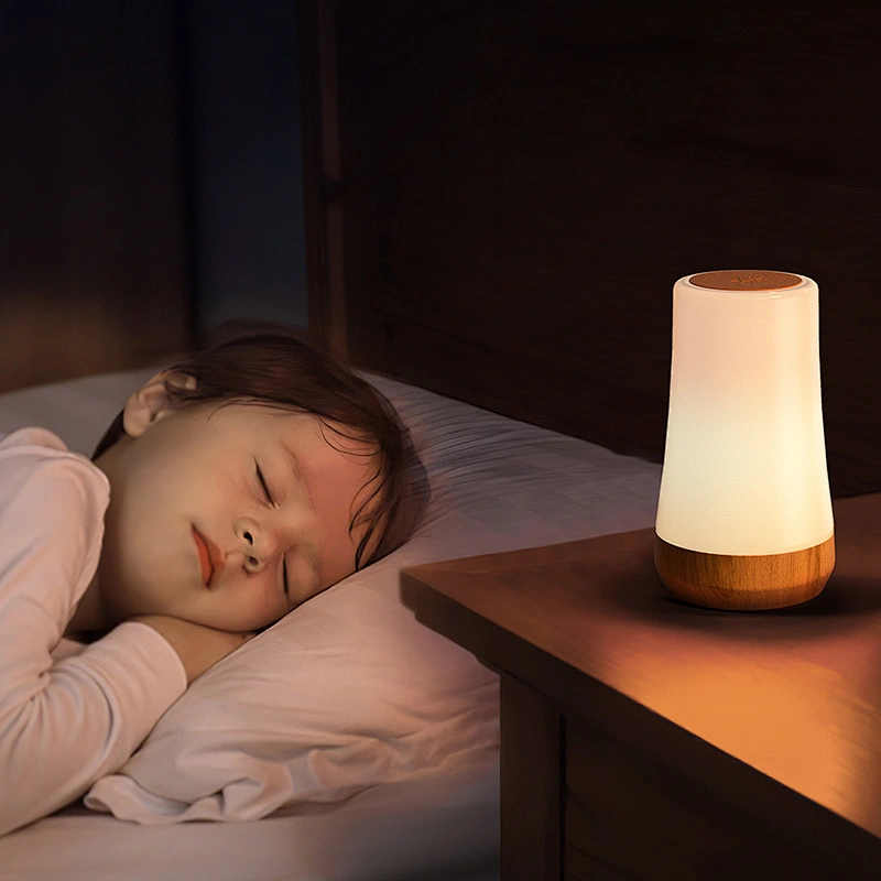 ICARER FAMILY RGB 12 Colors Mood Ambient Light Table Night Lamp Bedroom Children USB Night Light for Kids Room