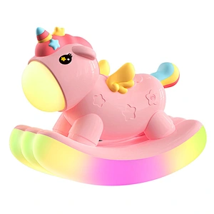 ICARER FAMILY Unique Home Room Decoration Smart Animal Unicorn Bedside Cute Light Baby Night Lamp for Kids Children