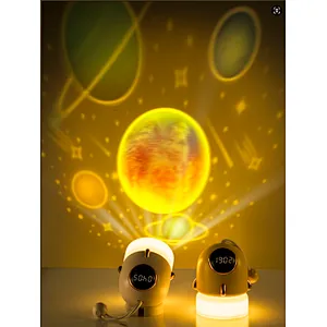 Cute Kids Gift Outdoor Cordless Led Table Lamp USB Rechargeable Smart Projector Night Light Lamp for Bedroom Home Decor