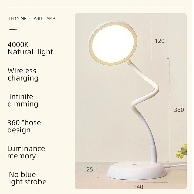ICARER FAMILY Flexible Table Lamp Eye Protection Study Kids Night Light