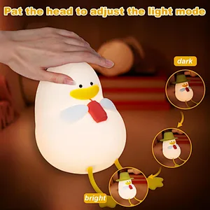 Adorable Fun Duck Night Lamp Playful  Calming Light for Children Night Light