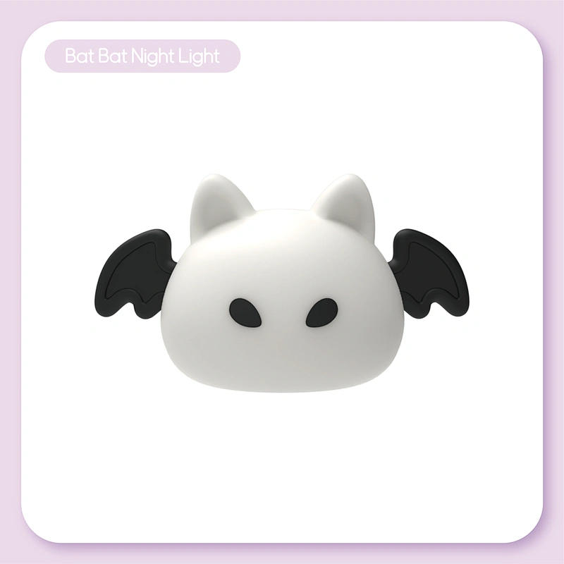 Touch Light  Children Mini Lamp Bat Cute Silicone Kids Sleep Lamp