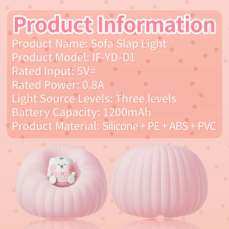 2024 Night Light Duck Silicone t Rechargeable LED Mini Touch Control USB Bedroom Silicone Wholesale Manufacturing