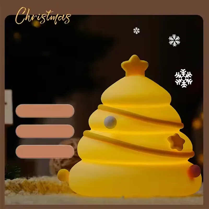 Rechargeable Party Decoration Mini Battery Smart Atmosphere Lights Table Lamp with Led Lights Christmas Night Light Sleep Lamp