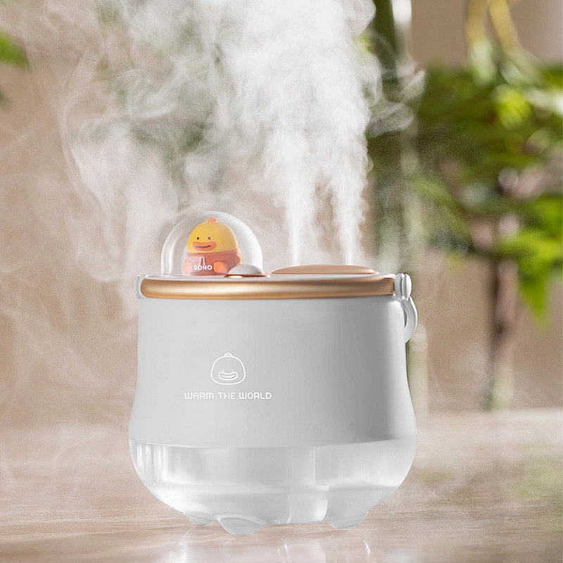 ICARER FAMILY Mini Air Humidifier 400ml Cool Mist with 10-Hour Working Time for Hotel Outdoor Use Recharge Humidifier