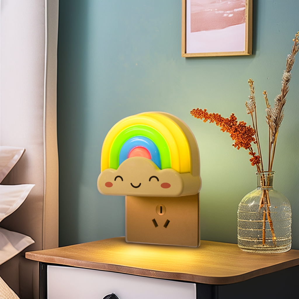 Special Mini LED Rainbow Voice Light Lamp Minimalist Design Silicone Material