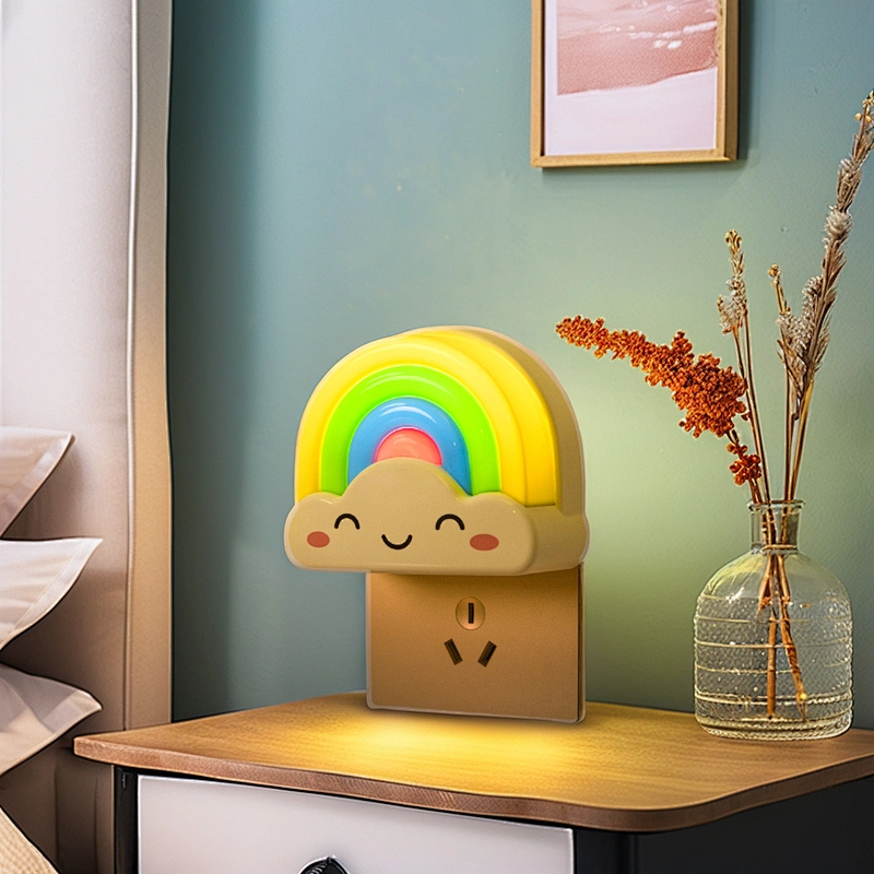 Special Mini LED Rainbow Voice Light Lamp Minimalist Design Silicone Material