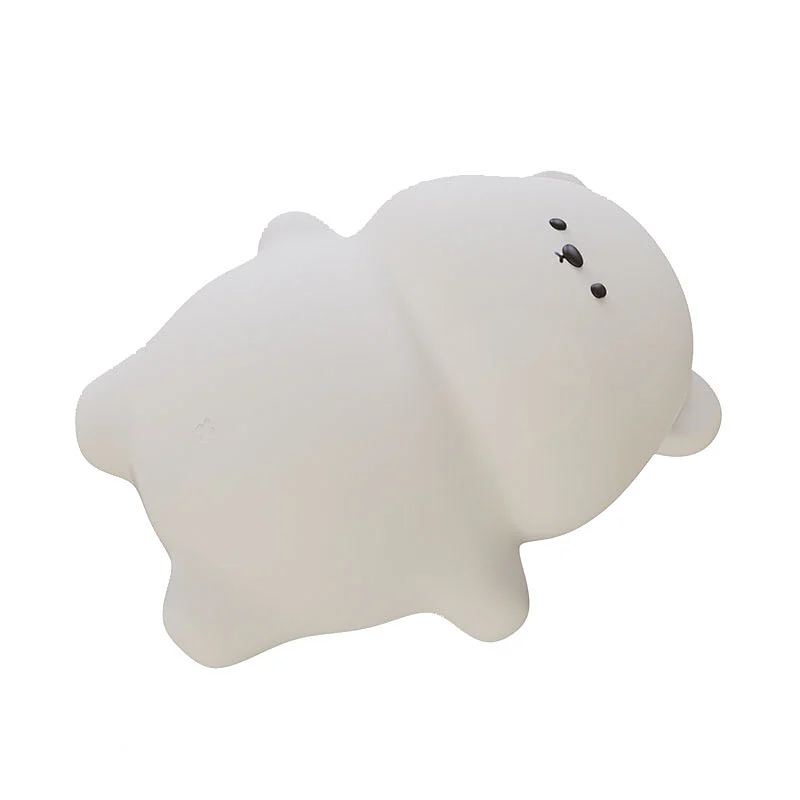 Cute Animal Soft Silicone Little Kids Touch Light Cartoon Lamp Rechargeable Light Led Night Lamp for Bedroom