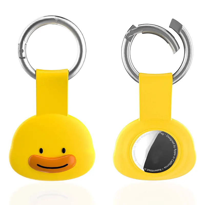 ICARE FAMILY for Air Tags  Protective case Factory  Keychain Silicone Case With Buckle for AirTag Case for Apple Tracker