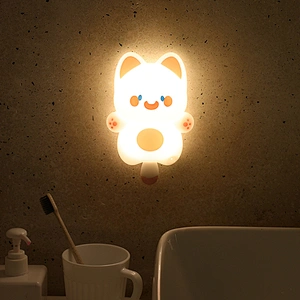 Cat Shaped Cute Gift LED Night Light for Kids Modern Design Mini Sensor Silicone Lamp Desk Bedside Table USB Night Light