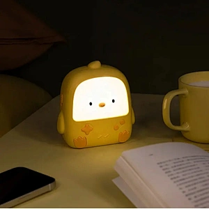 Cute Toys Gift Chicken USB Rechargeable Power Battery Modern Design Unique Bedroom Kids Night Light for Home Decor
