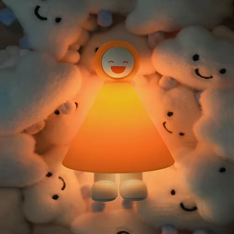 Cute Gift Children Table Light Lamp Bed Room Light Tap Control Bedside Silicone Night Light for Kids Bedroom