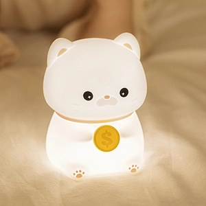 Cute Rich Cat Pat Lights Rechargeable Night Lights Are Popular Night Lights in the Market Factory Direct Sales Quality Assurance