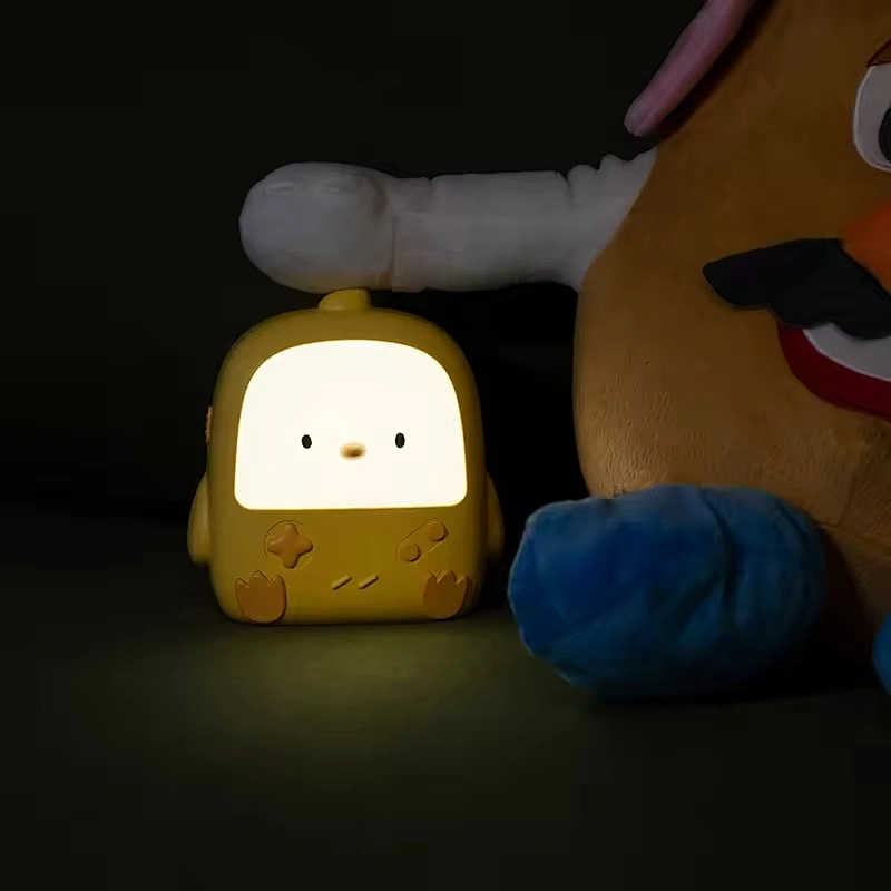 Cartoon-Style LED Night Lamp for Kids' Bedroom Creative Game Chicken Night Light Machine Design for Home Decor