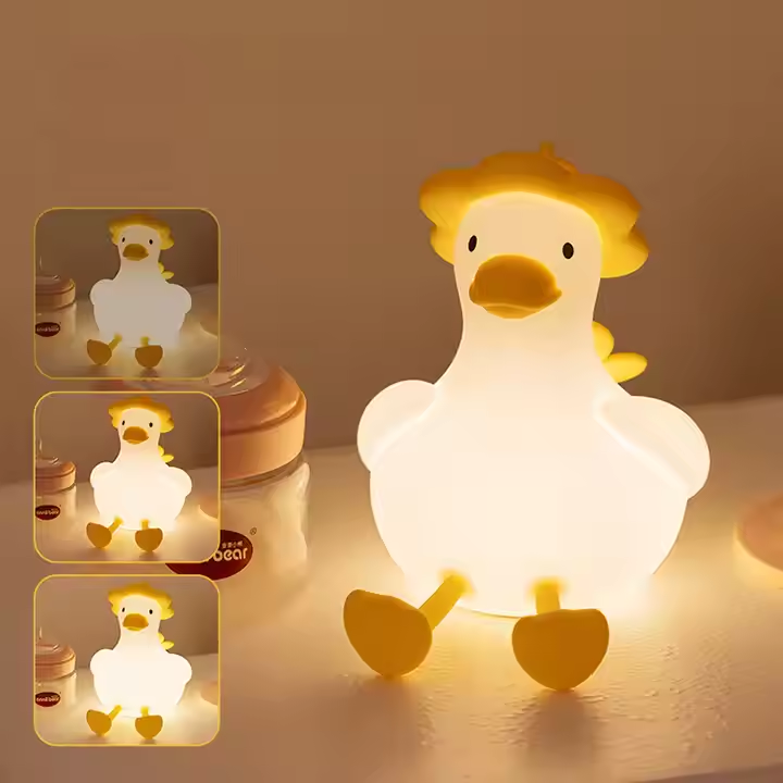 Duck Lamp for Children Baby Wireless Sleep Bed Room Decoration Bedside Nursing Night Light for Bedroom