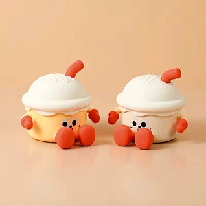 Whimsical Ice-cream Patting Light LED Lamp USB Rechargeable Soft Light for Home Children Night Light