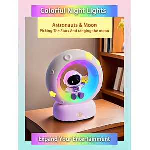 Creative Star Moon Night Light Touch Light USB Rechargeable LED Lamp for Cozy Bedrooms