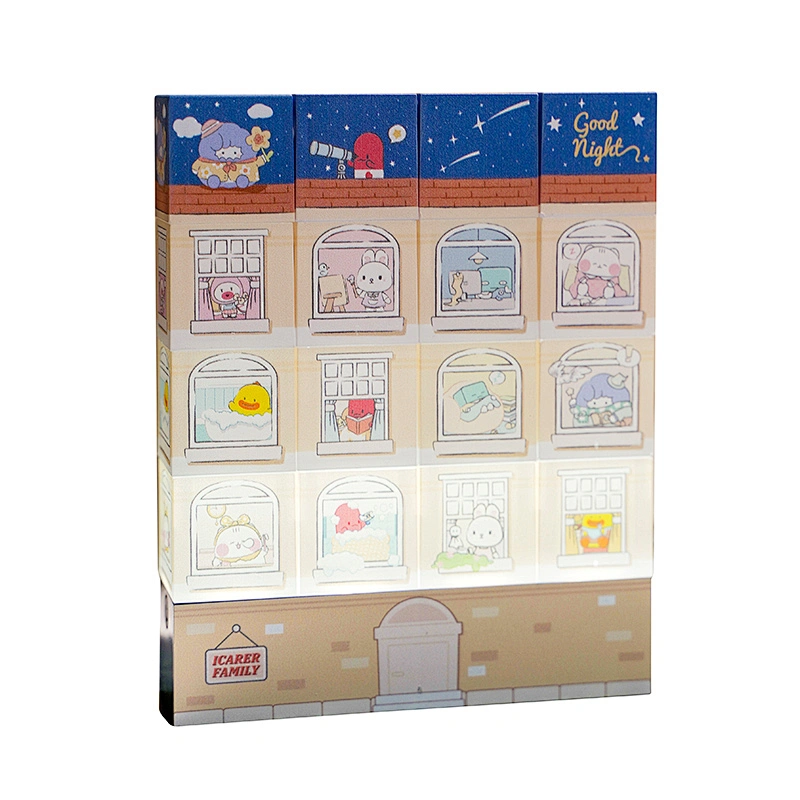 ICARER FAMILY Building Block Night Light With Cute Design LED Night Light for Bedroom Use