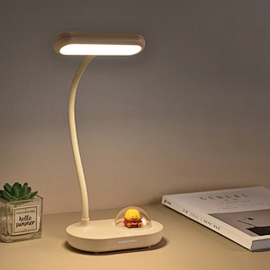 ICARER FAMILY Rechargeable LED Desk Lamp Cordless Warm Light Night Lights for Home for Restaurant Decorative Table Lighting