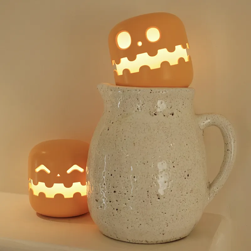 ICARER FAMILY Halloween Pumpkin Night Light Decorative Lighting for Festive Home Decor