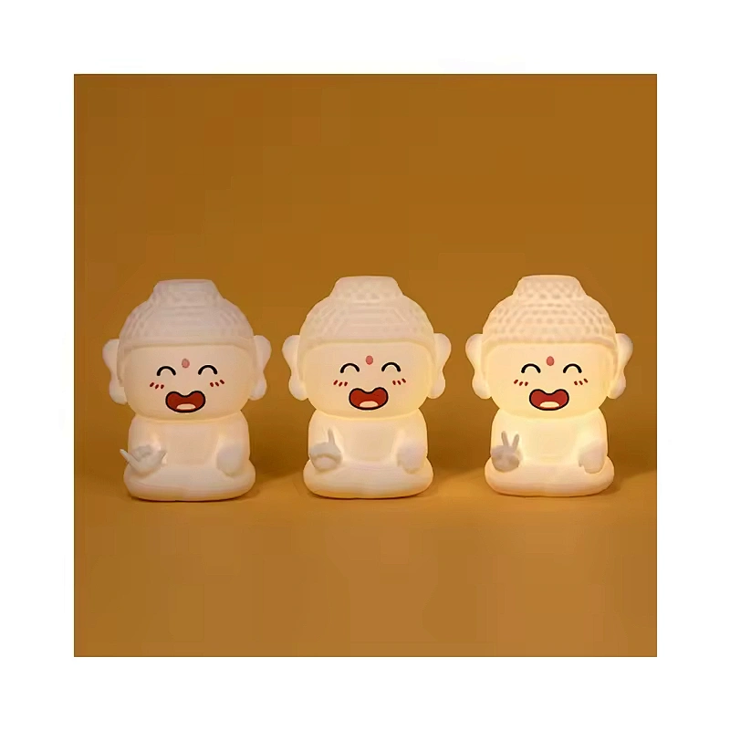 Soft Glow Zen Youth LED Lamp  USB Rechargeable Night Light for Peaceful Atmosphere