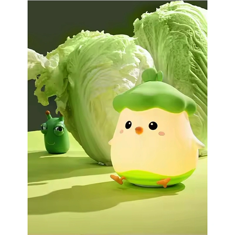 Cute Kids Toys Voice Control Silicone Bedside Table Lamp Home Decor Led Light for Room Animal Night Light for Kids Baby Children