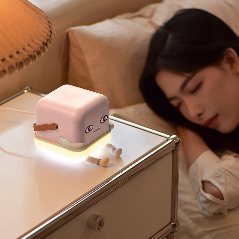 ICARER FAMILY Bed Lamp Night Light With Wireless Charger Function