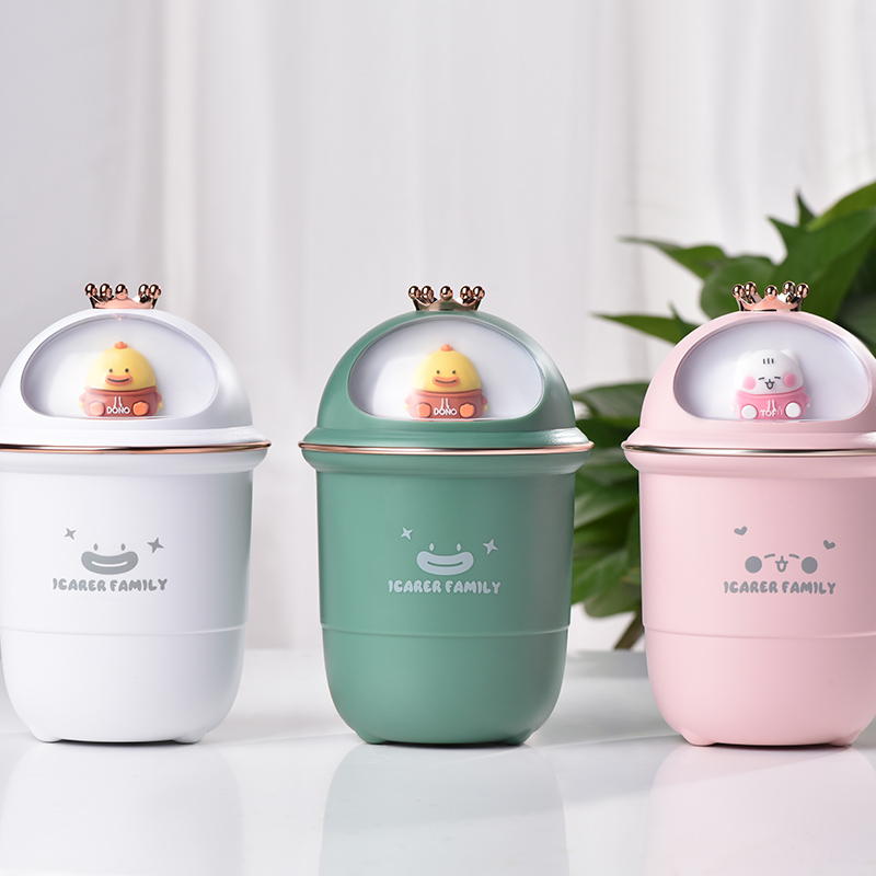 350ML Personal Space Cute TableMachine USB Cool Mist Humidifier Imperial Crown Shape Air Humidifier Ultrasonic Humidifiers