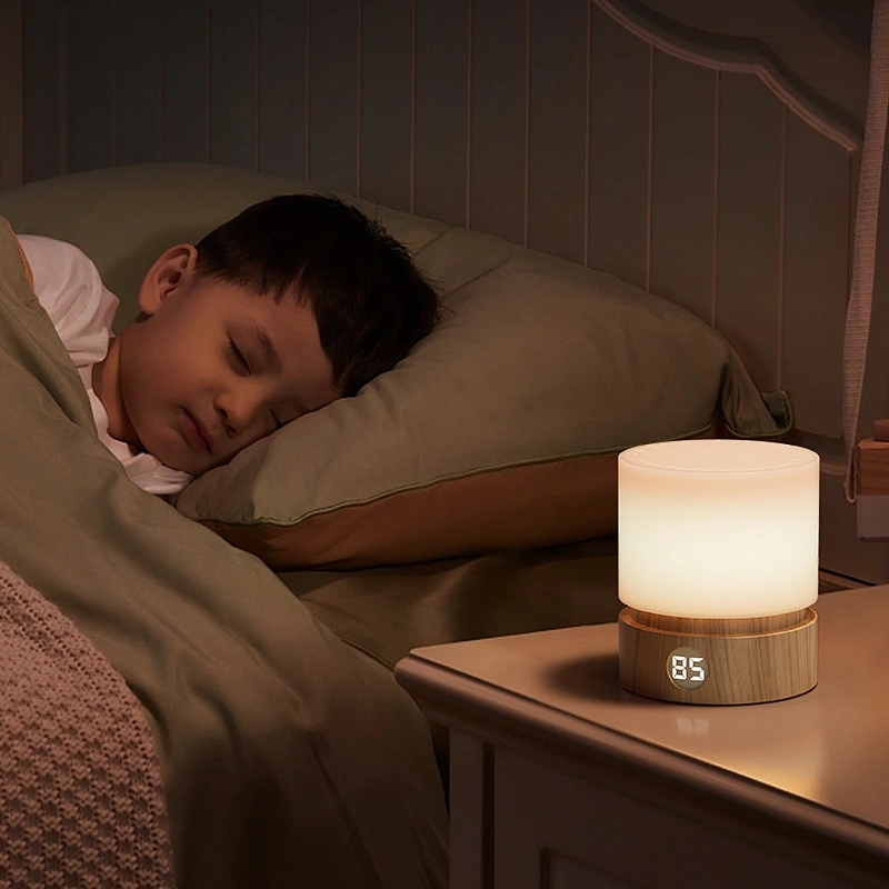 Kids Baby Night Light Touch Controls Mini Usb Rechargeable Bedroom LED Bedside Lamp Touch