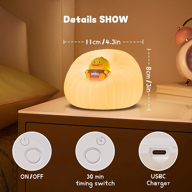 ICARER FAMILY Modern Soft Sofa Shape LED Night Light Unique and Stylish Home Decor