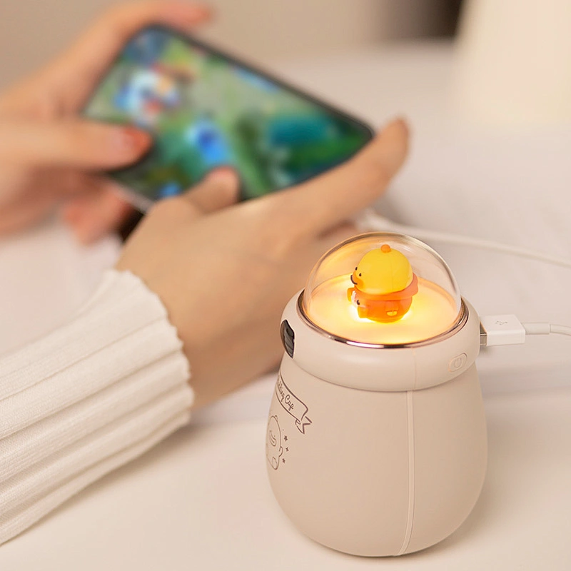 ICARER FAMILY Portable Electric Hand Warmer Cute Cartoon Type c USB Power Banks Hand Warmer 10000mah Battery Outdoor Home