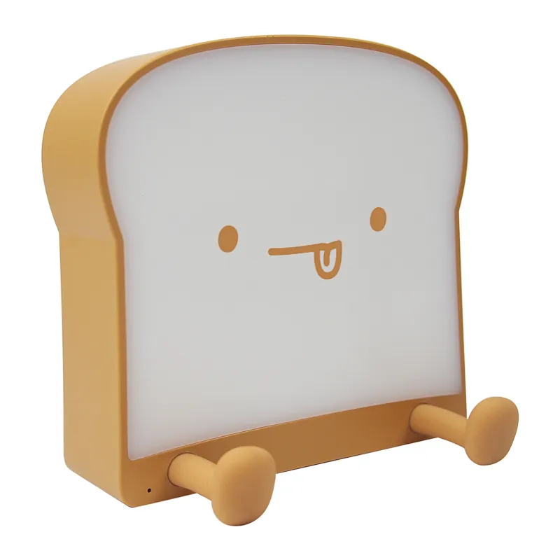 Toast-Shaped LED Night Light for Home Decor Lamp Children Night Light