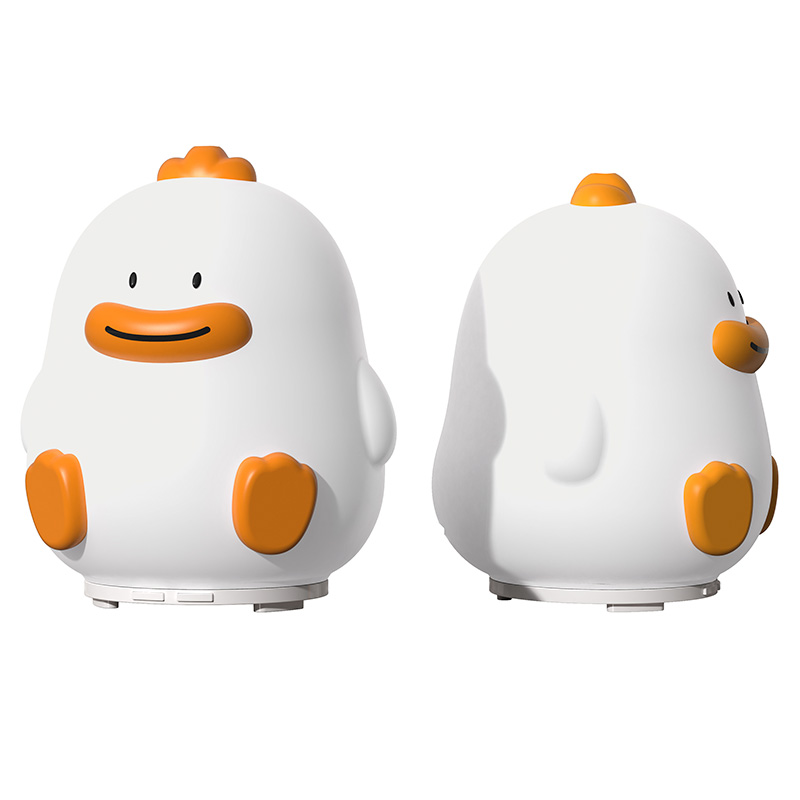 ICARER FAMILY Duck-Shaped Cute Humidifier Led Light Rechargeable Aromatherapy Humidifiers Scent Essential Oil Diffuser