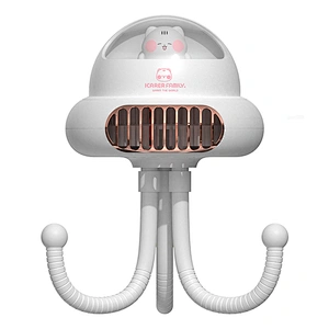 ICARER FAMILY 4000mAh 2000mAh Portable Fan Table Rechargeable Baby Stroller Fan Flexible Tripod Clip Fan