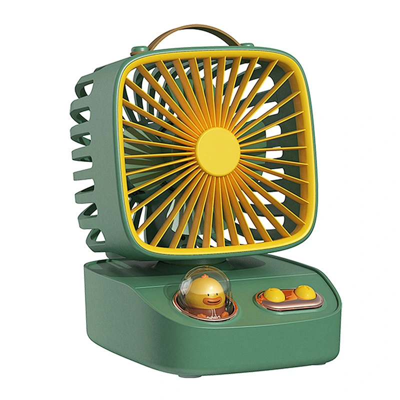 ICARER FAMILY Desk Fan 5V Type C USB Cute Smart Fan for Kids Office or Home Use Fan Table