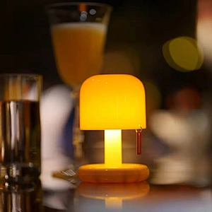 Compact Small Desk Lamp LED Light Dimmable Rechargeable for Work and Home Small Mini Lamp Night Light