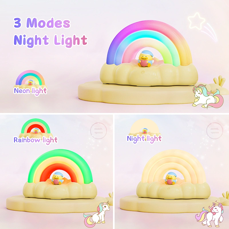 1200mAh Battery Powered Touch Led Rechargeable Table Light Nursery Home USB Desk Night Light Lamp With Sensor