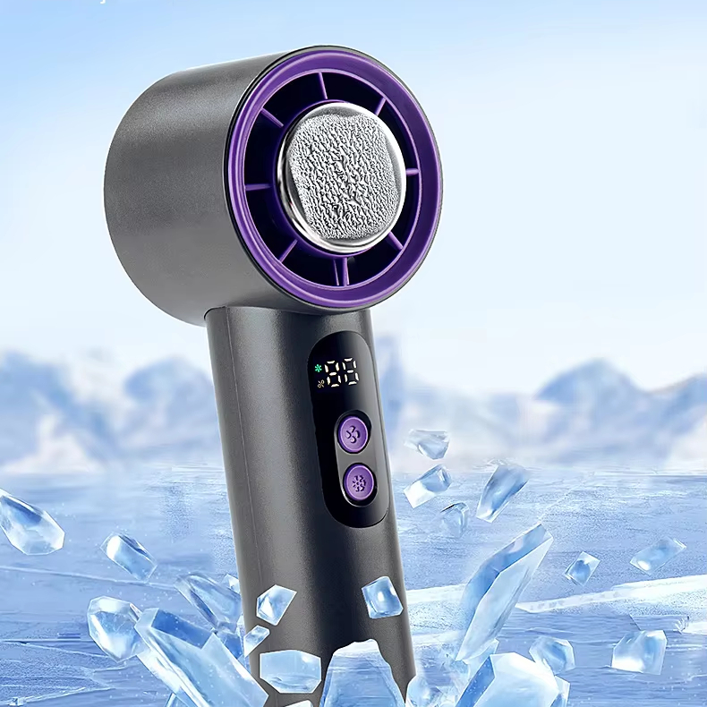 Portable High Speed Silent Air Cooling Fan Outdoor Fan High Speed Mini Rechargeable Turbo Handheld Fan