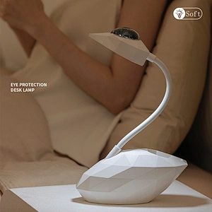 Cute Projector Study Desk Lamp for Kids Adults Gifts Adjustable Led USB Rechargeable Night Light for Kids Bedroom