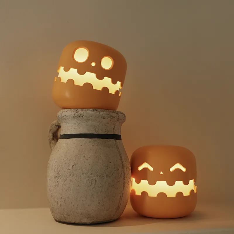 ICARER FAMILY Halloween Pumpkin Night Light Decorative Lighting for Festive Home Decor