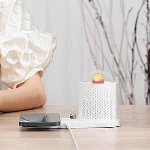 ICARER FAMILY 3 in 1 Wireless Charging Pad Star Projector Led Desk Lamp Wireless Charger
