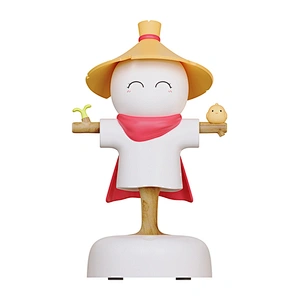 Scarecrow Night Light Unique Cute Mini Desk Lamp Multi Function LED Color